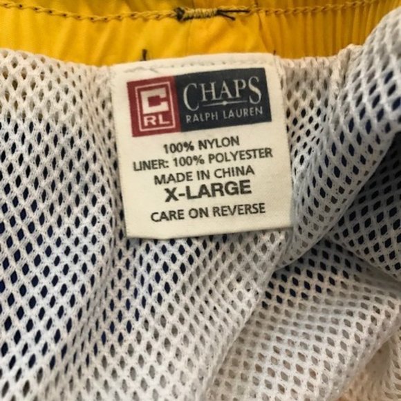 RALPH LAUREN CHAPS 'YACHTING TEAM USA' SWIM TRUNKS - Picture 6 of 8